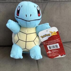 Pokemon Nintendo Squirtle Turtle 7" Anime Stuffed Animal Plush Toy 2020 Doll